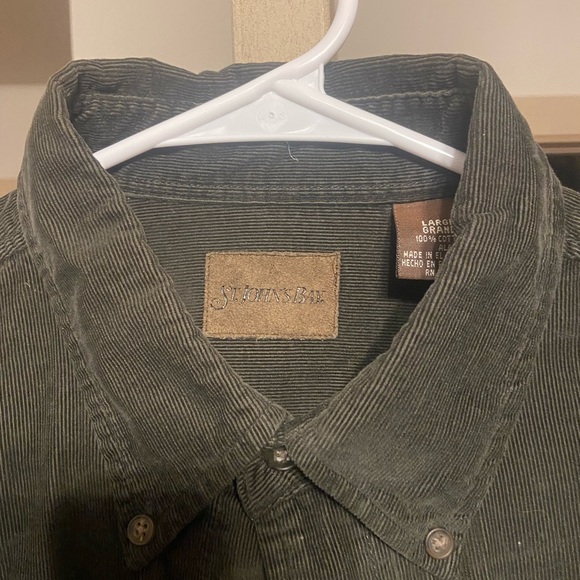 St. John’s Bay corduroy button up - Picture 2 of 3
